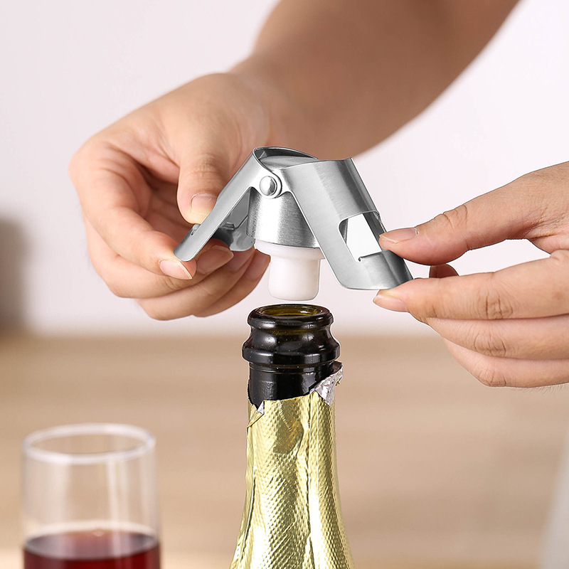 Wine Beer Champagne - Tapón de botella de champán de