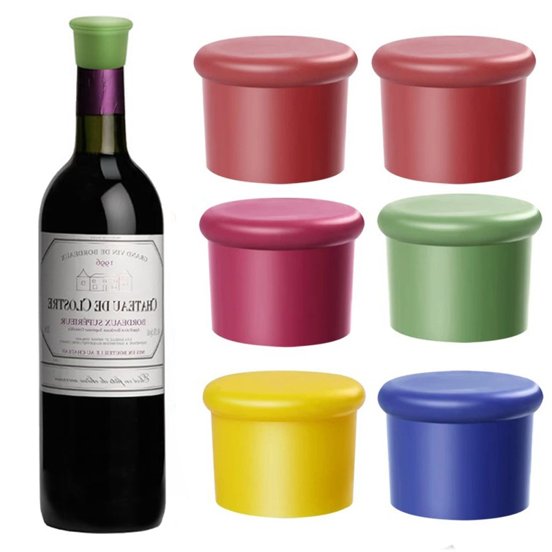 Wine Beer Champagne - Tapones de vino reutilizables, tapones de