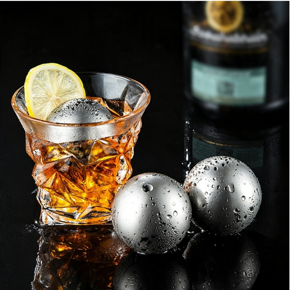 Wine Beer Refrigerator - Bolas de Hielo de Acero Inoxidable