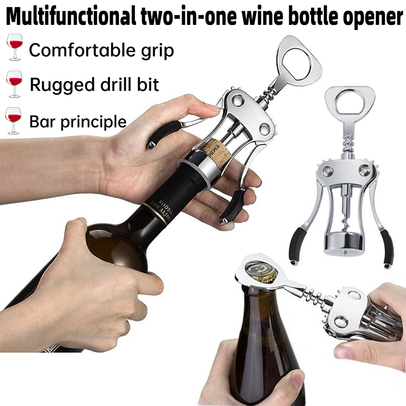 Wine Beer Champagne - Abridor de vino manual 2 en