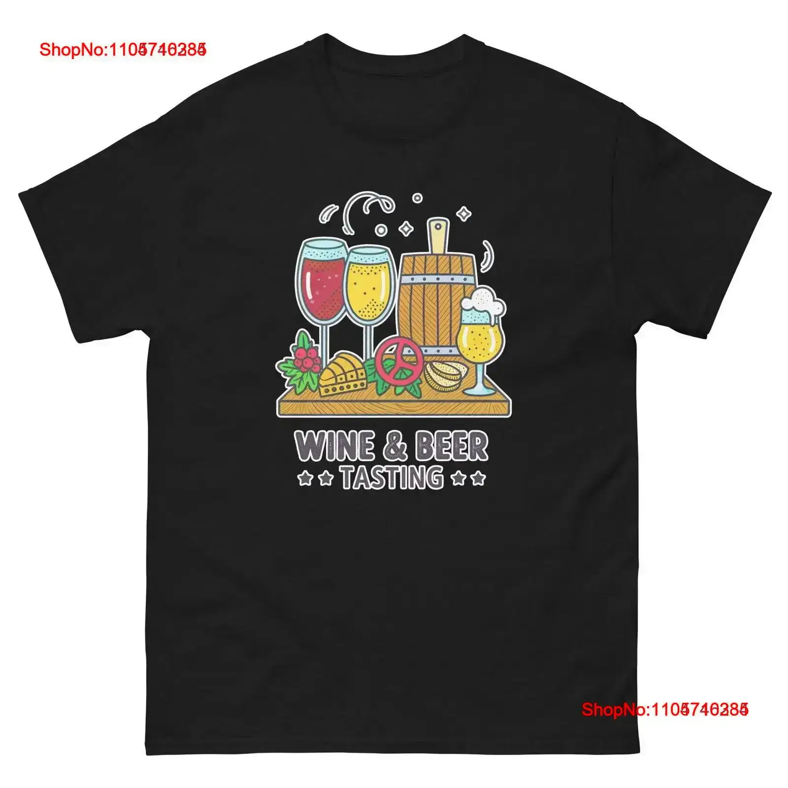 Wine Beer Tasting - Camiseta para evento de degustación de