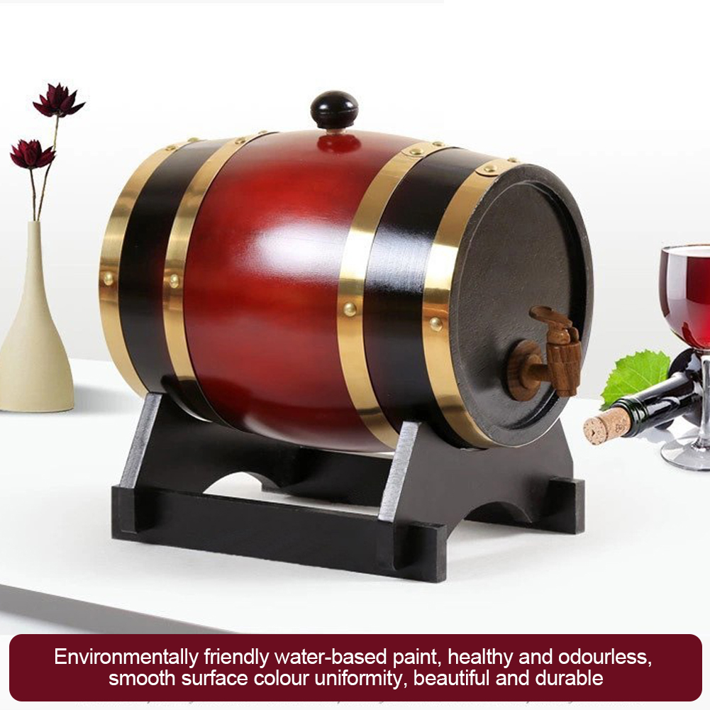Wine Beer Rum - Barril de vino de 3L con
