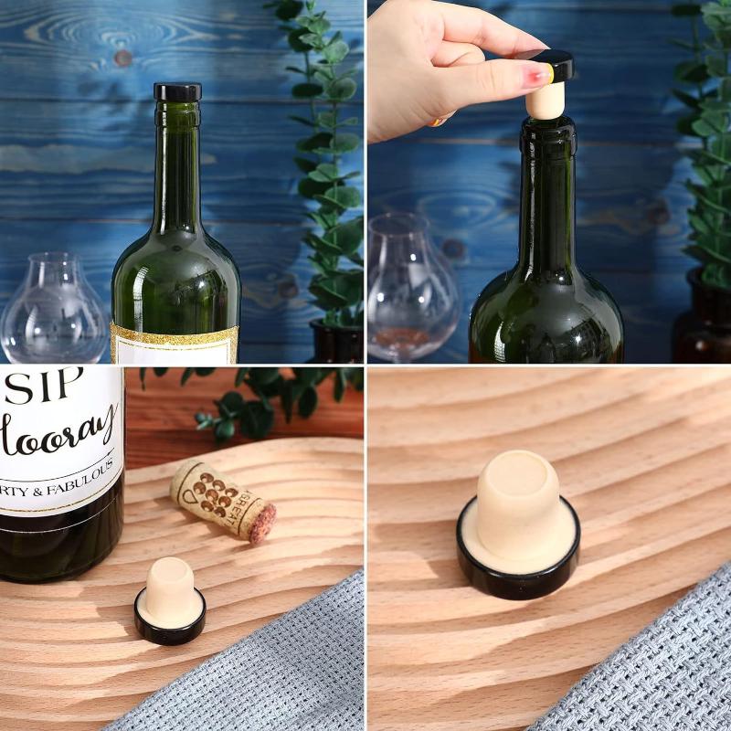 Tapón de corcho para botella d - Wine Beer Tasting reseña y precio