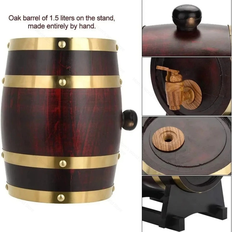 Barril de Madera de Roble Vint - Wine Beer Rum reseña y precio