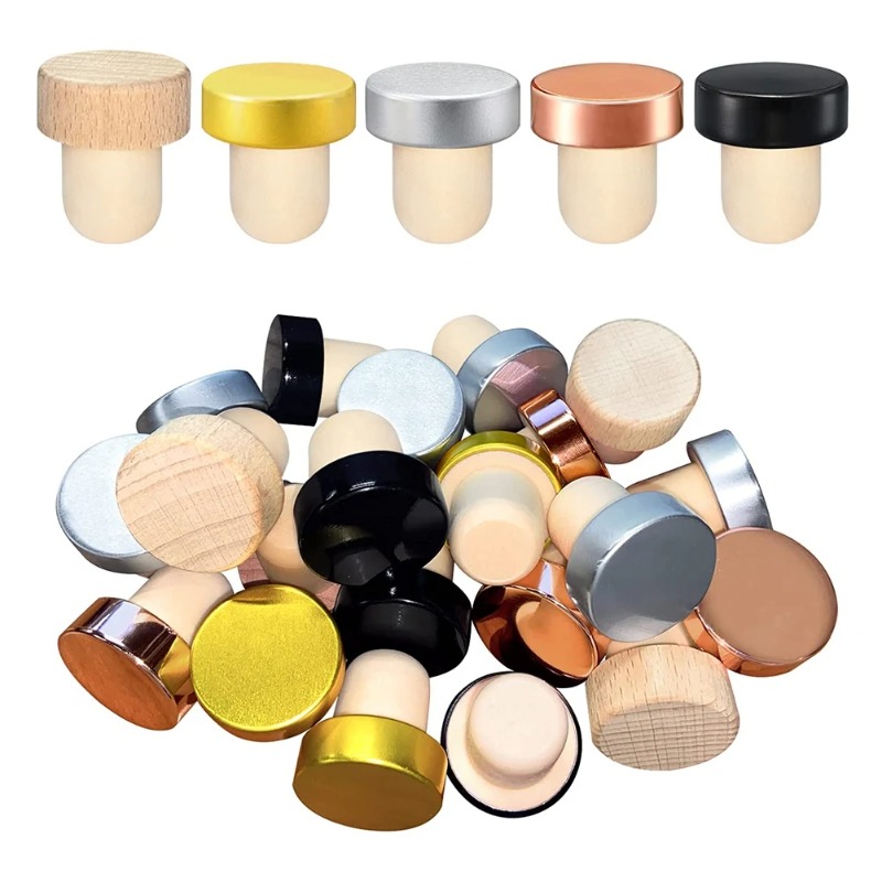 10 Uds tapón de corcho para bo - Wine Beer Tasting reseña y precio