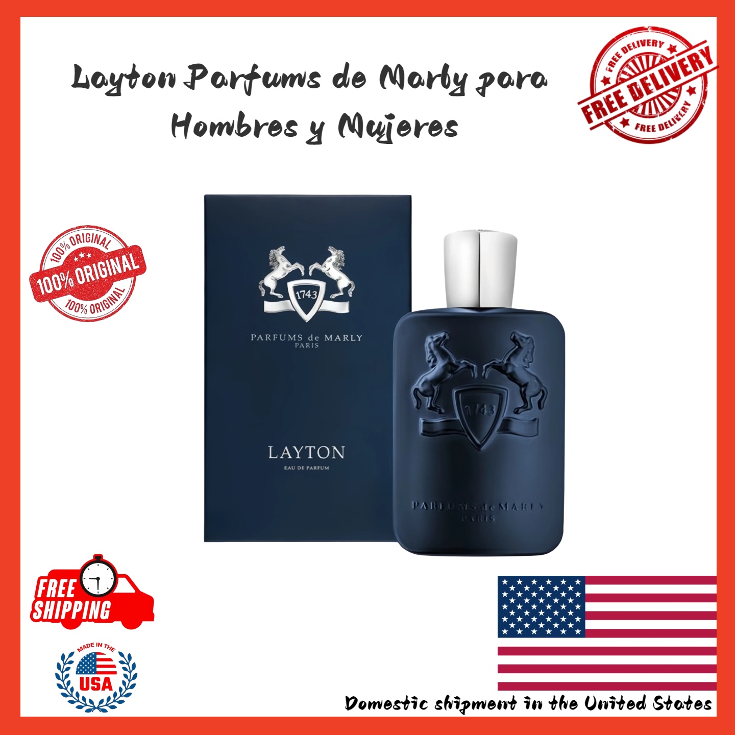 Parfums De Marly Layton 4.2oz  - Wine&Beer Mouton reseña y precio