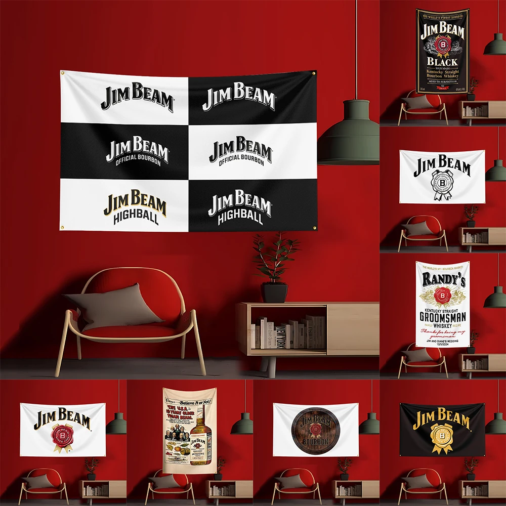 Bandera de poliéster impresa d - Wine Beer Rum reseña y precio