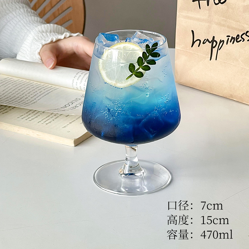 Taza de cristal de patas corta - Wine Beer Foot reseña y precio