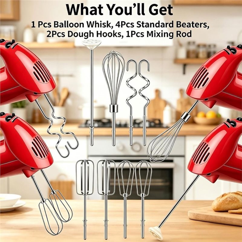 A92G HOT-Juego de varillas mez - Kitchenaid Mixer Hand Mixer reseña y precio