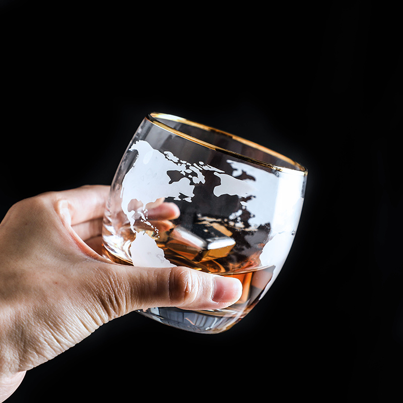 Copa de vino de Whisky con map - Wine Beer World reseña y precio