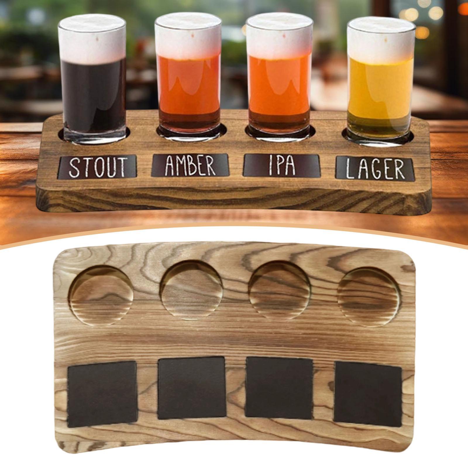 Tablero de vuelo de madera par - Wine Beer Tasting reseña y precio