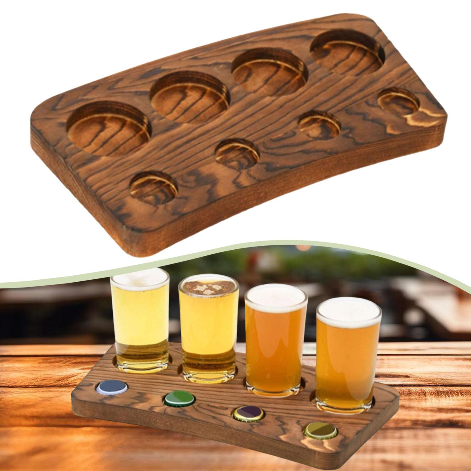 Tablero de vuelo de madera par - Wine Beer Tasting reseña y precio