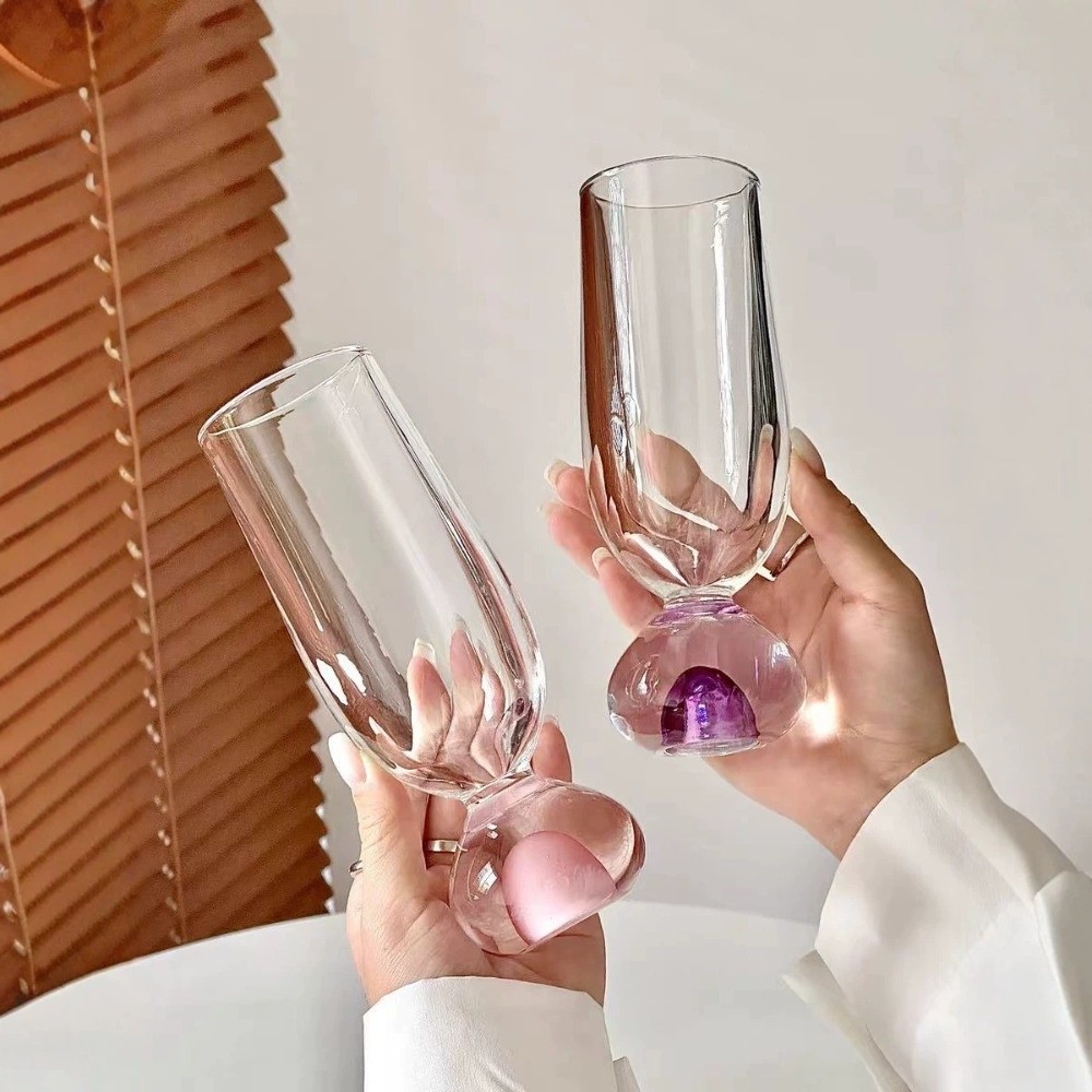 Vaso de Vidrio Creativo con Ba - Wine Beer Tasting reseña y precio