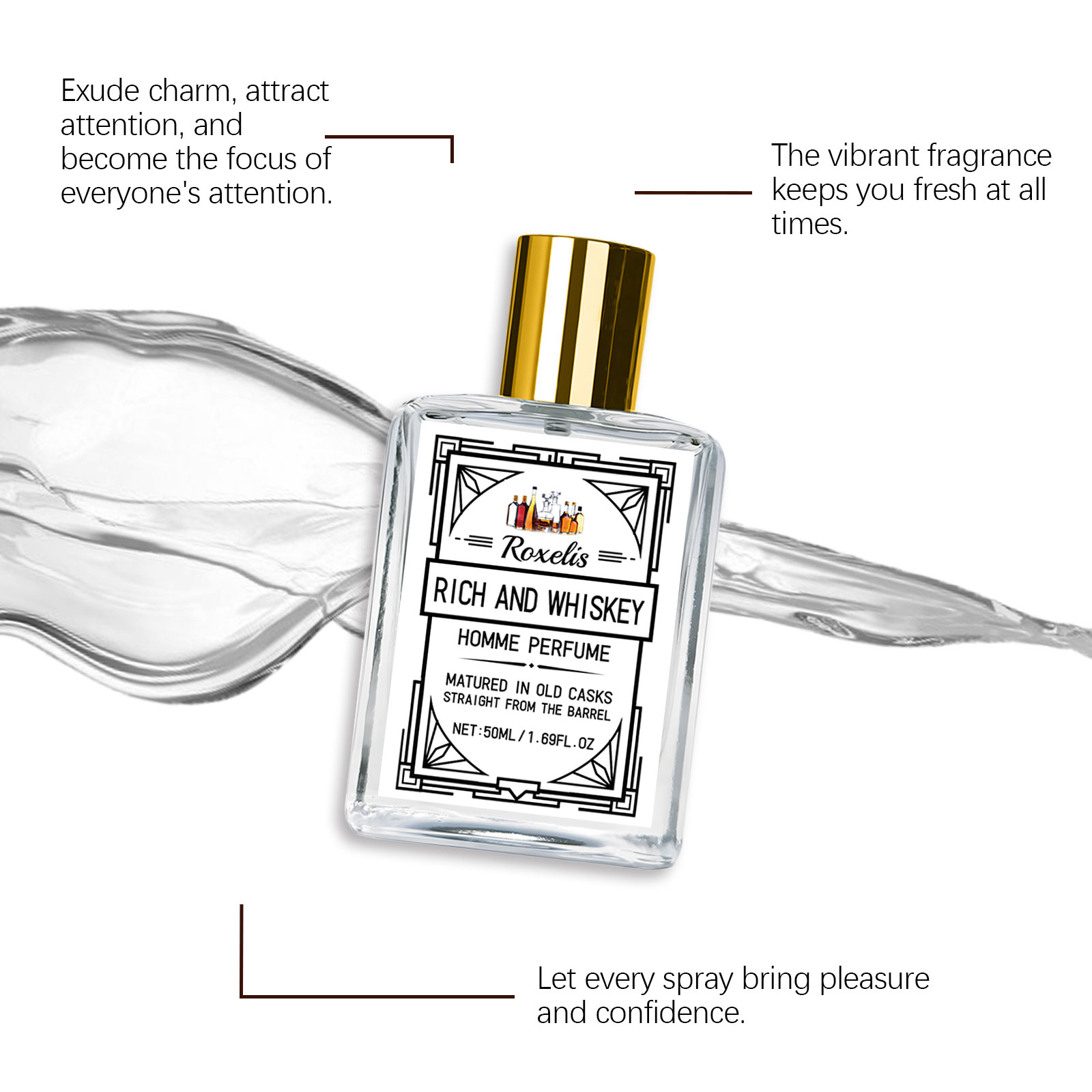 Perfume Roxelis Charm Whisky p - Wine&Beer Mouton reseña y precio