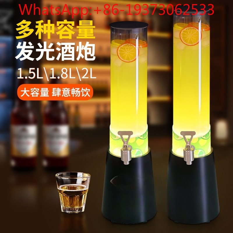 Cilindro de Vino Luminoso Tipo - Wine Beer Bar reseña y precio