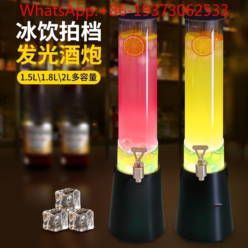 Cilindro de Vino Luminoso Tipo - Wine Beer Bar reseña y precio