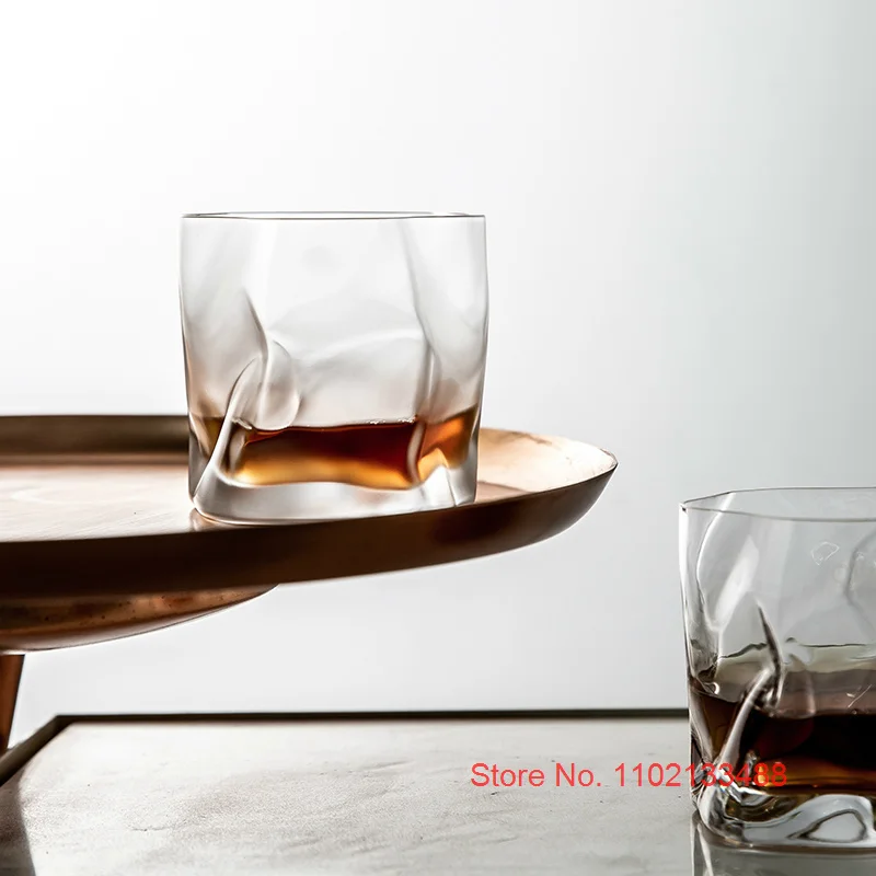 Vaso de whisky irregular de cr - Wine Beer Tasting reseña y precio